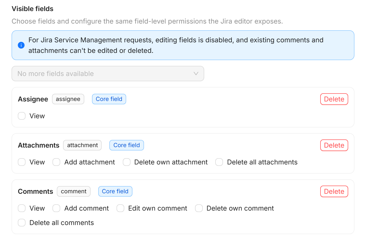 Collabound admin — choose exactly which Jira fields partners can view or edit
